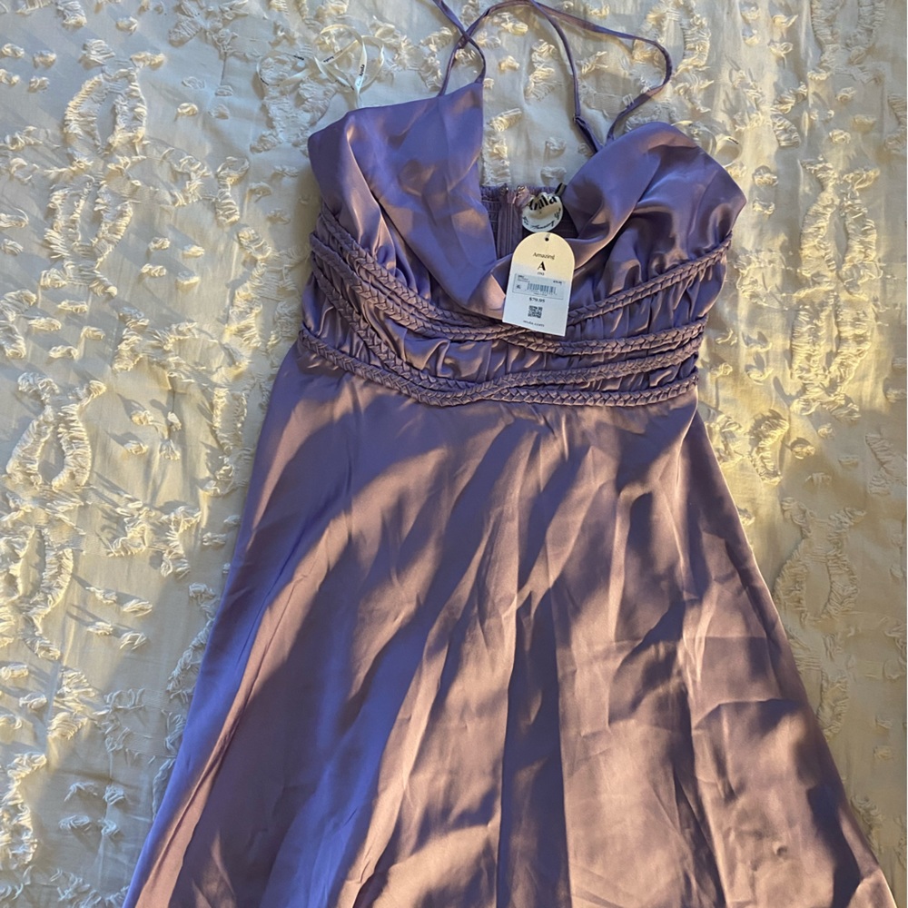 Lavender mini dress